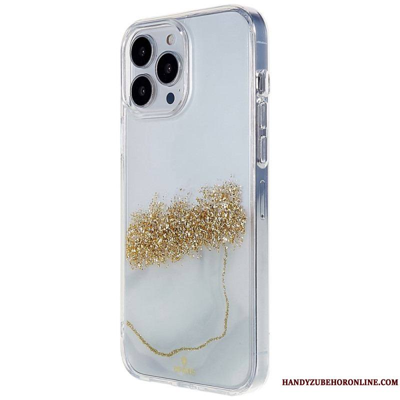 Coque iPhone 14 Pro Paillettes Art