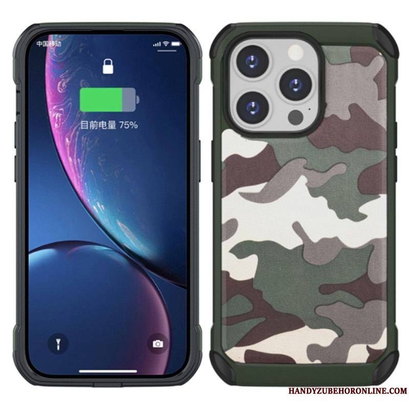 Coque iPhone 14 Pro Renforcée Camouflage