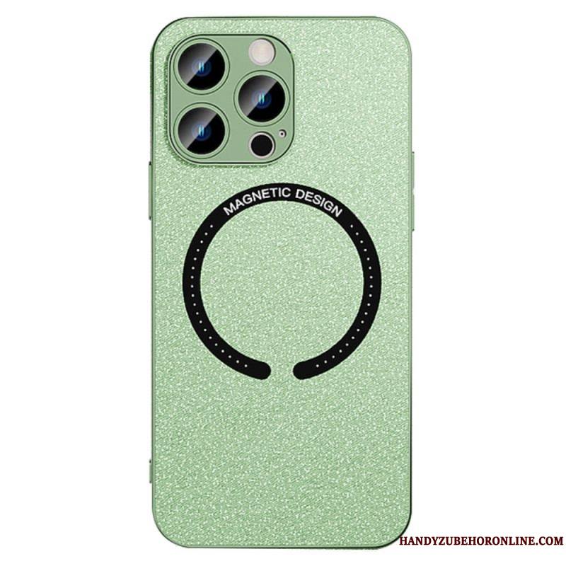 Coque iPhone 14 Pro Simili Cuir Compatible Magsafe