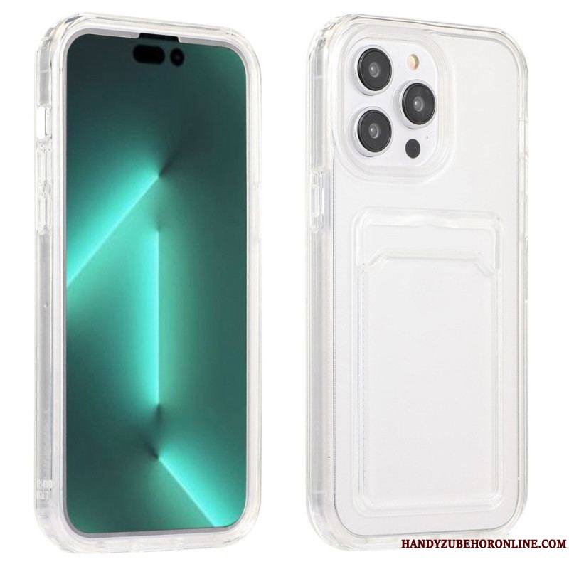 Coque iPhone 14 Pro Transparente Porte-Carte