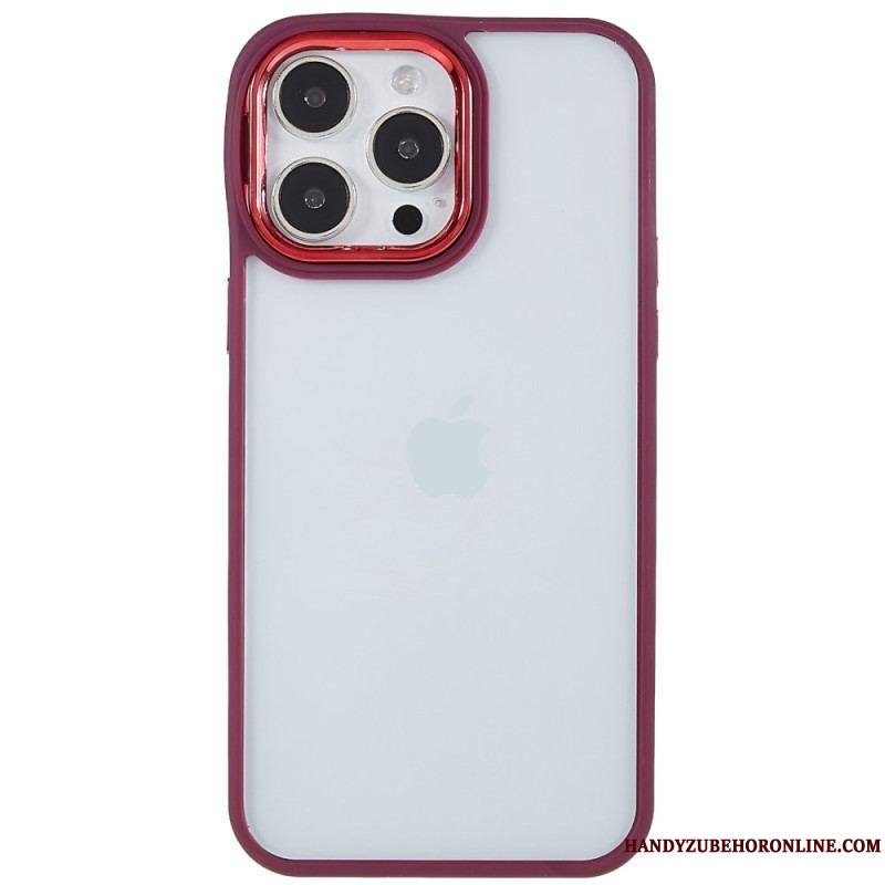 Coque iPhone 14 Pro Transparente Rebords Colorés