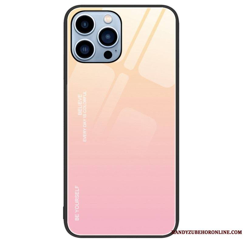 Coque iPhone 14 Pro Verre Trempé Be Yourself