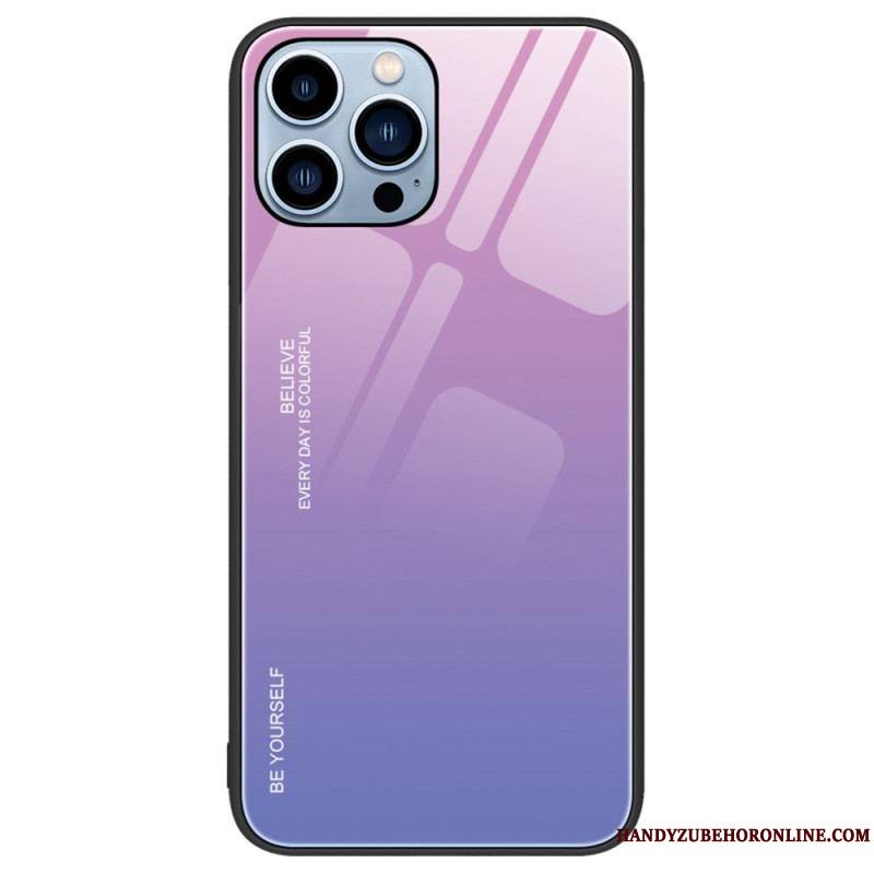 Coque iPhone 14 Pro Verre Trempé Be Yourself