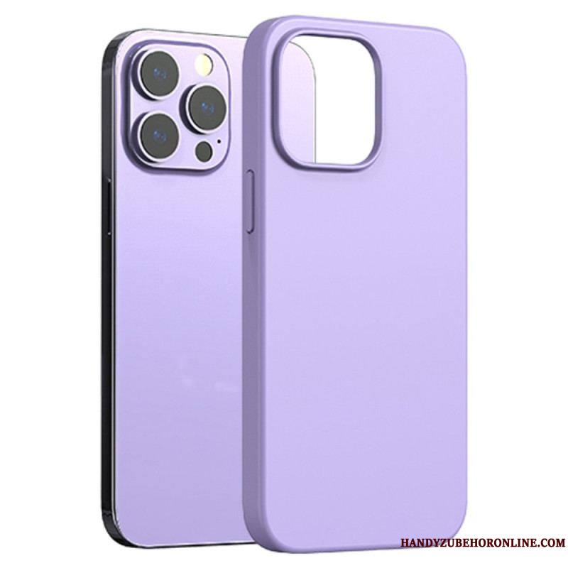 Coque iPhone 14 Silicone Luxe