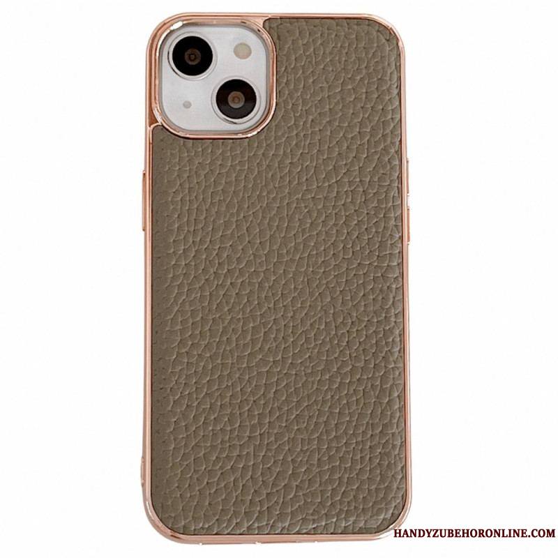 Coque iPhone 14 Stars Series Cuir Véritable