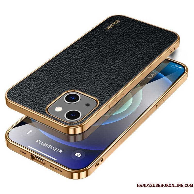 Coque iPhone 14 Style Cuir SULADA