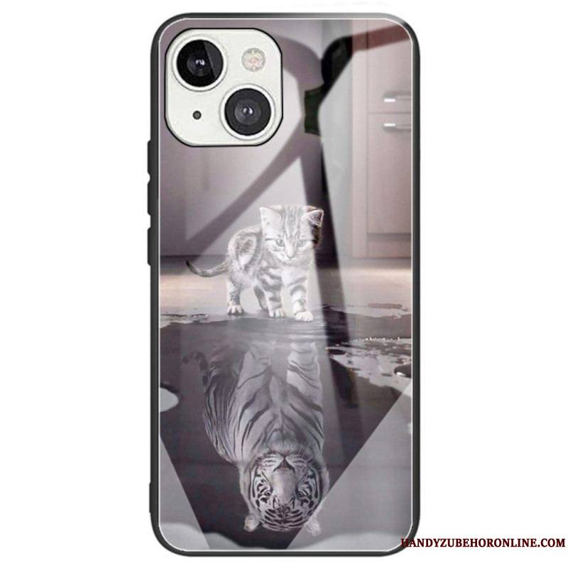 Coque iPhone 14 Verre Trempé Rêve de Chaton