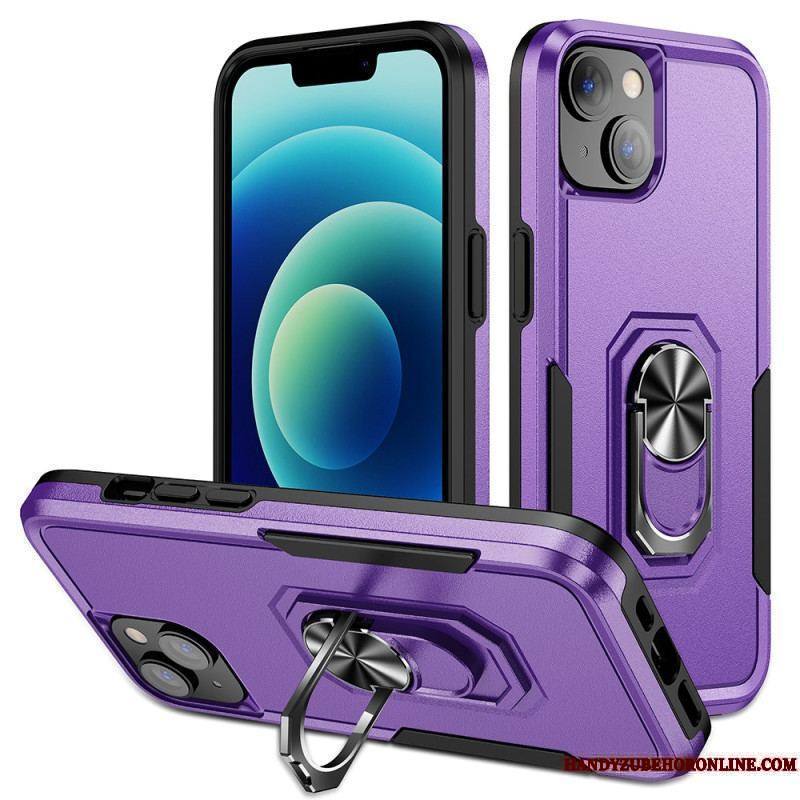 Coque iPhone 15 Plus Anneau-Support Bicolore