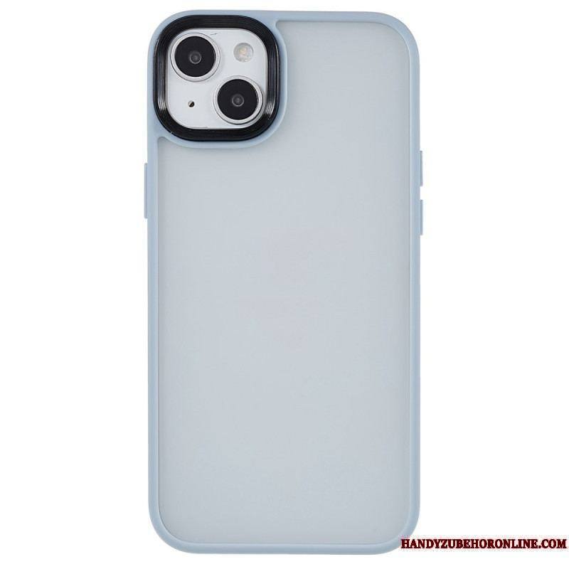 Coque iPhone 15 Plus Dos Acrylique et Rebords Silicone