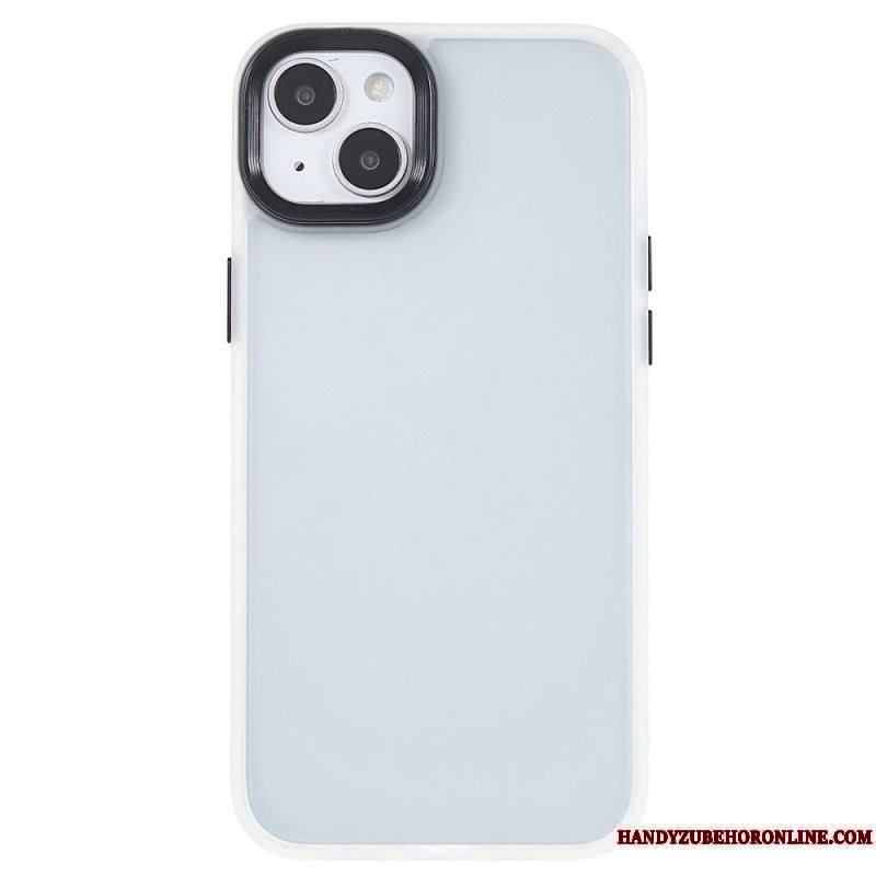 Coque iPhone 15 Plus Dos Acrylique et Rebords Silicone