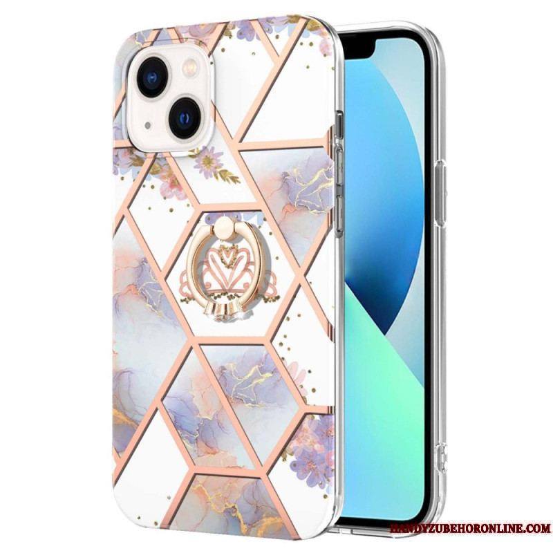 Coque iPhone 15 Plus Fleurs Anneau-Support