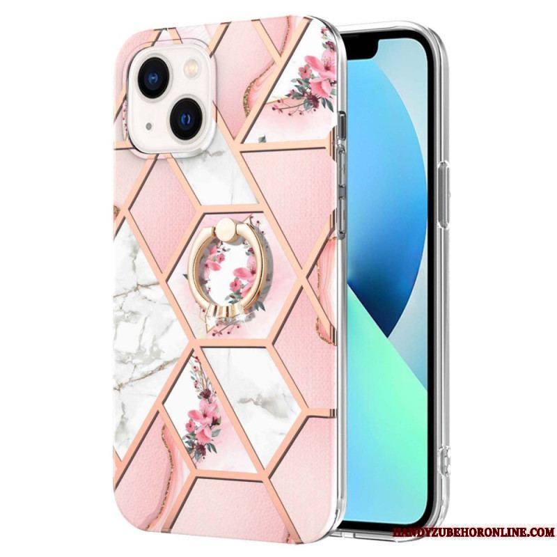 Coque iPhone 15 Plus Fleurs Anneau-Support