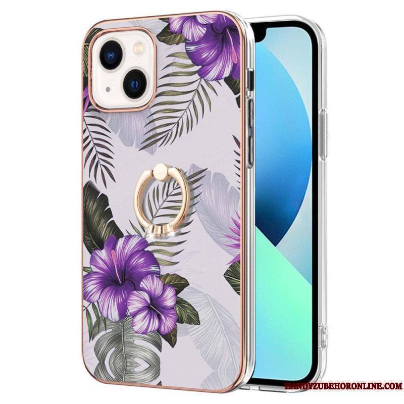 Coque iPhone 15 Plus Fleurs Anneau-Support