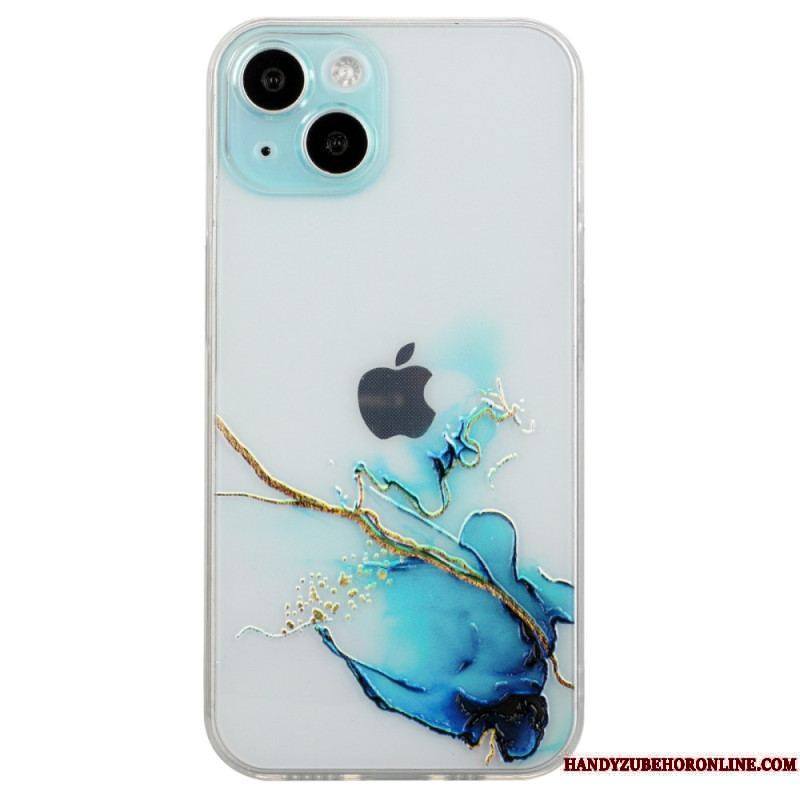 Coque iPhone 15 Plus Flexible Marbre