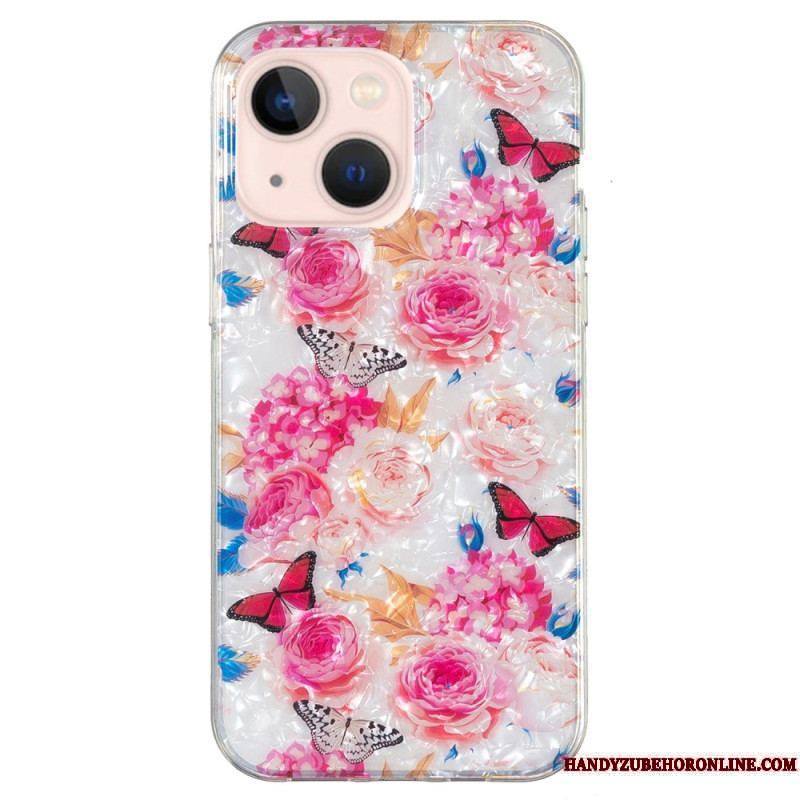 Coque iPhone 15 Plus Florale