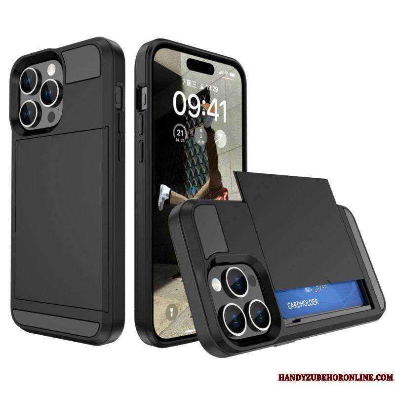 Coque iPhone 15 Plus Porte-Carte à Glissière