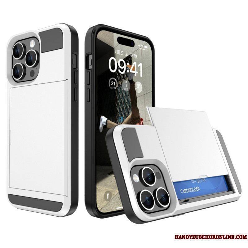 Coque iPhone 15 Plus Porte-Carte à Glissière