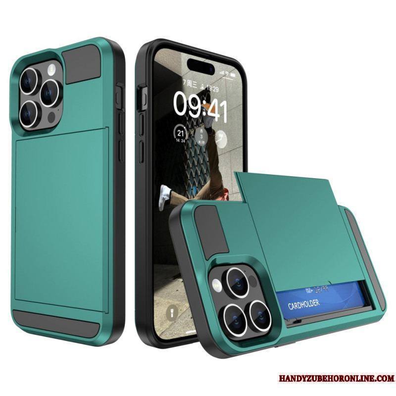 Coque iPhone 15 Plus Porte-Carte à Glissière