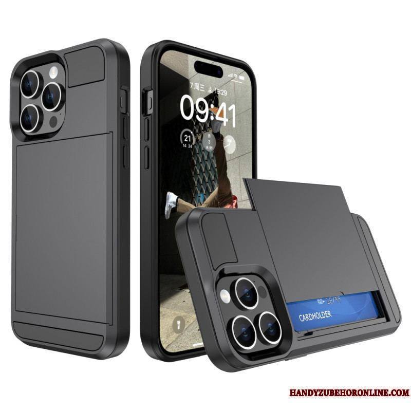 Coque iPhone 15 Plus Porte-Carte à Glissière