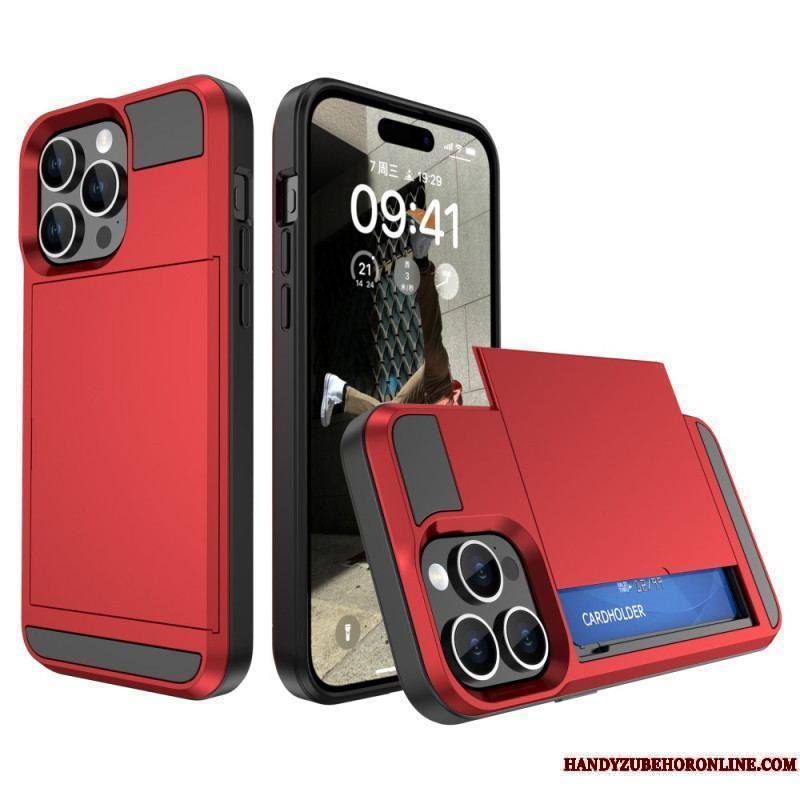 Coque iPhone 15 Plus Porte-Carte à Glissière