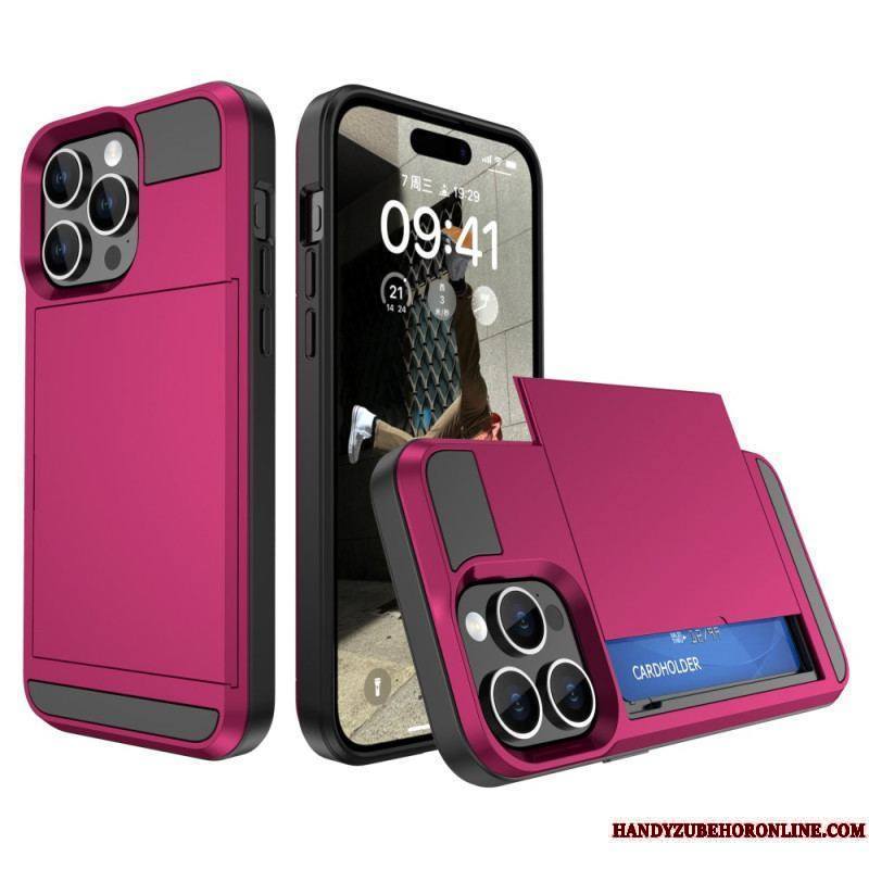 Coque iPhone 15 Plus Porte-Carte à Glissière