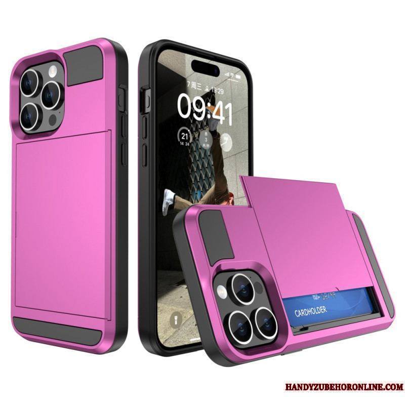 Coque iPhone 15 Plus Porte-Carte à Glissière