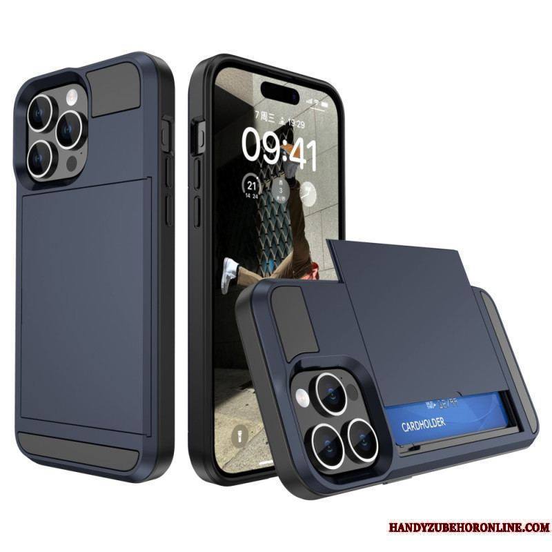 Coque iPhone 15 Plus Porte-Carte à Glissière