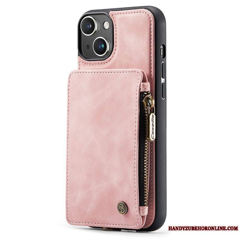 Coque iPhone 15 Plus Style Portefeuille CASEME