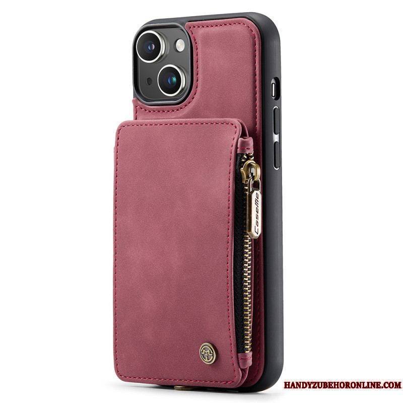 Coque iPhone 15 Plus Style Portefeuille CASEME