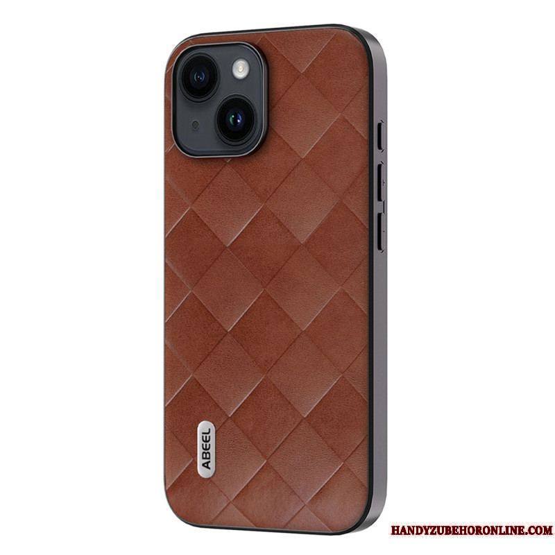 Coque iPhone 15 Plus Style Tissé ABEEL