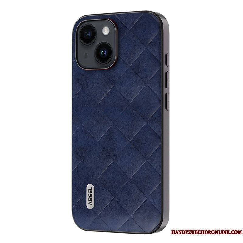 Coque iPhone 15 Plus Style Tissé ABEEL