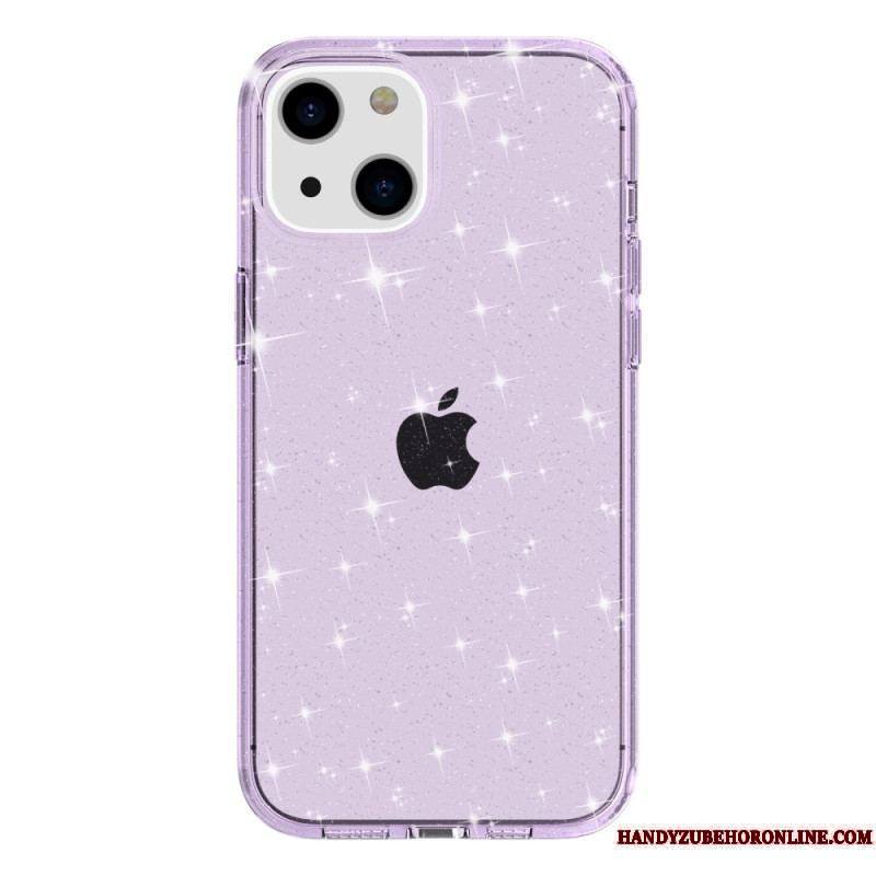 Coque iPhone 15 Plus Transparente Paillettes