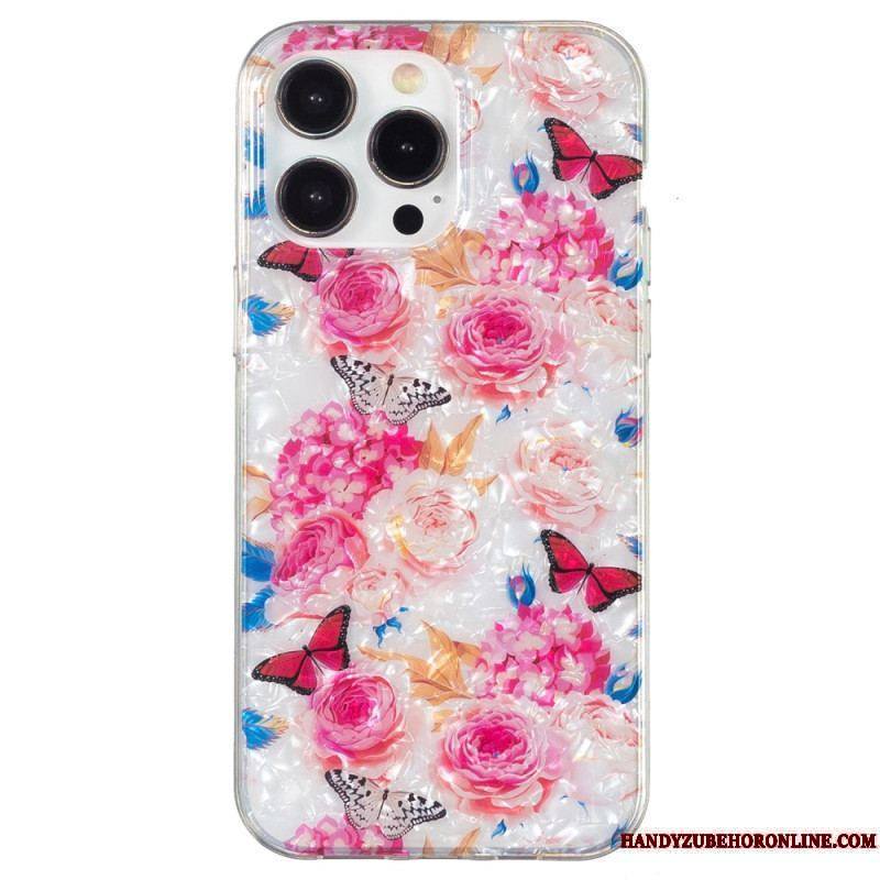 Coque iPhone 15 Pro Florale