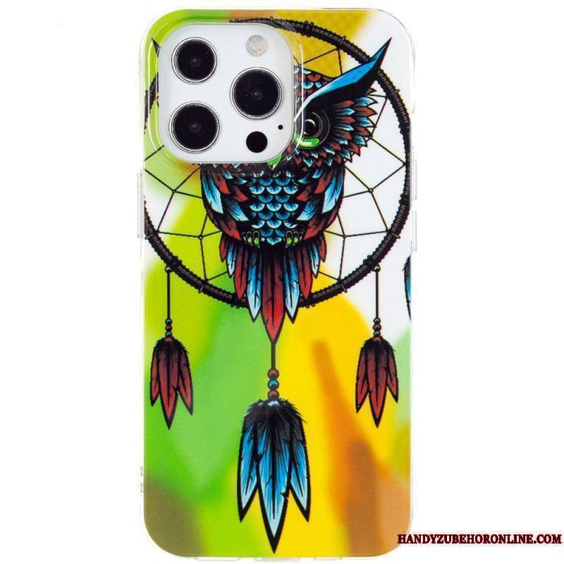 Coque iPhone 15 Pro Fluorescente Attrape Rêves