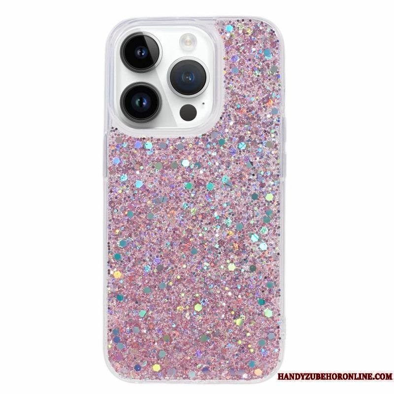 Coque iPhone 15 Pro Juste Paillettes