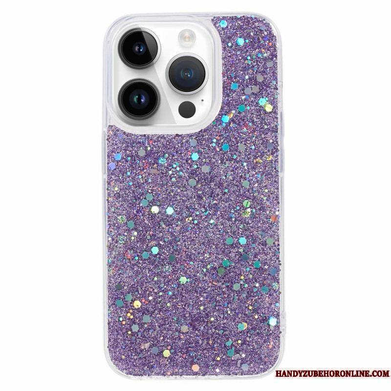 Coque iPhone 15 Pro Juste Paillettes