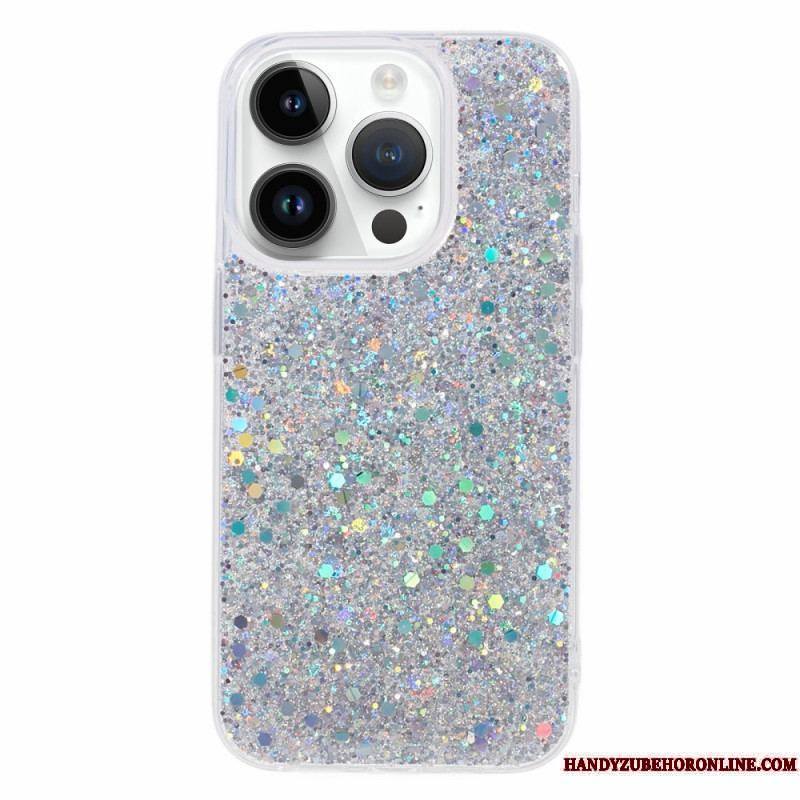 Coque iPhone 15 Pro Juste Paillettes