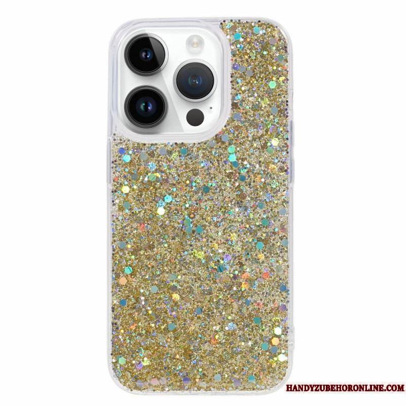 Coque iPhone 15 Pro Juste Paillettes