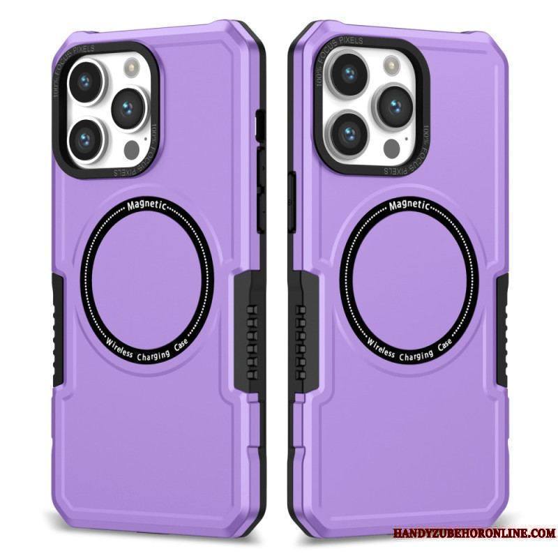 Coque iPhone 15 Pro Max Style Cuir Compatible Magsafe