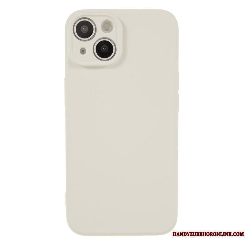 Coque iPhone 15 Silicone et Microfibre