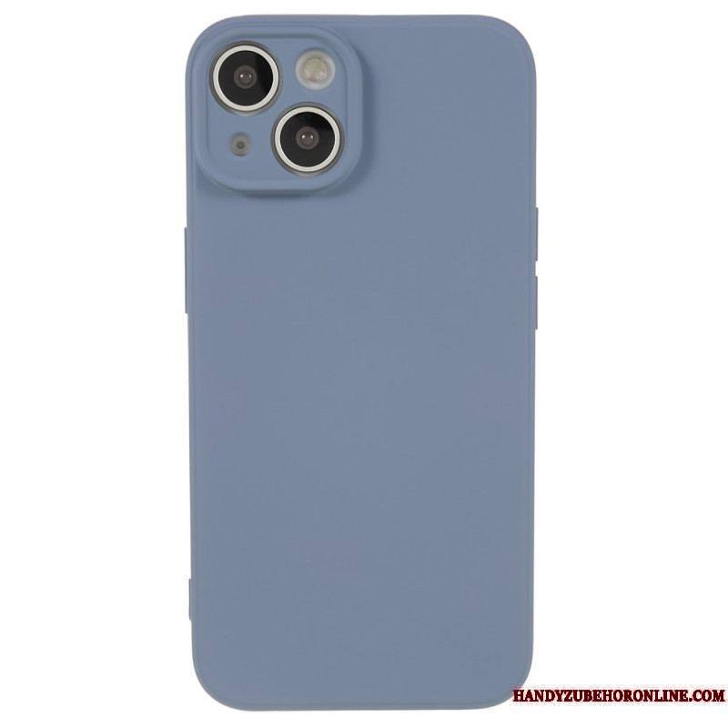 Coque iPhone 15 Silicone et Microfibre