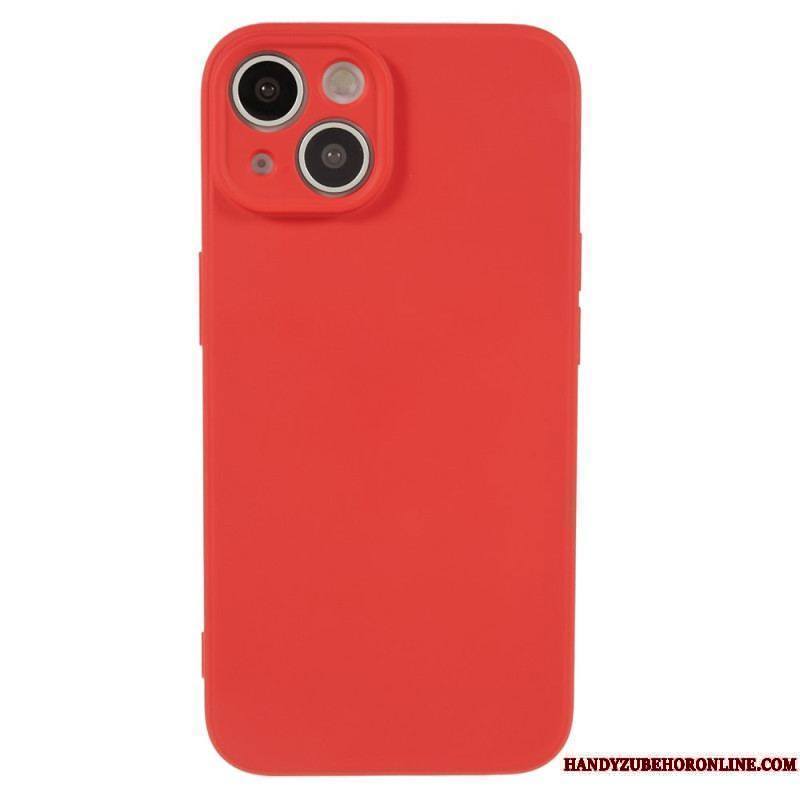 Coque iPhone 15 Silicone et Microfibre