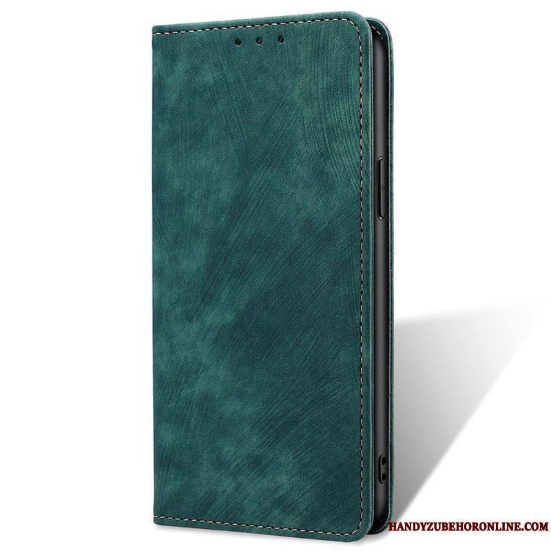 Flip Cover Huawei Mate 50 Pro Simili Cuir Rétro