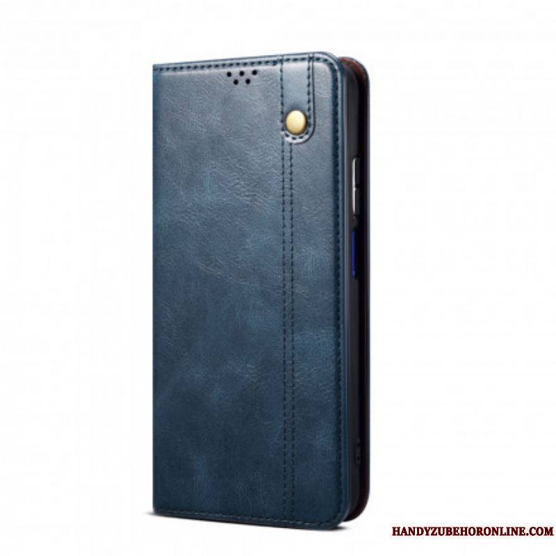 Flip Cover Huawei P50 Pro Simili Cuir Ciré