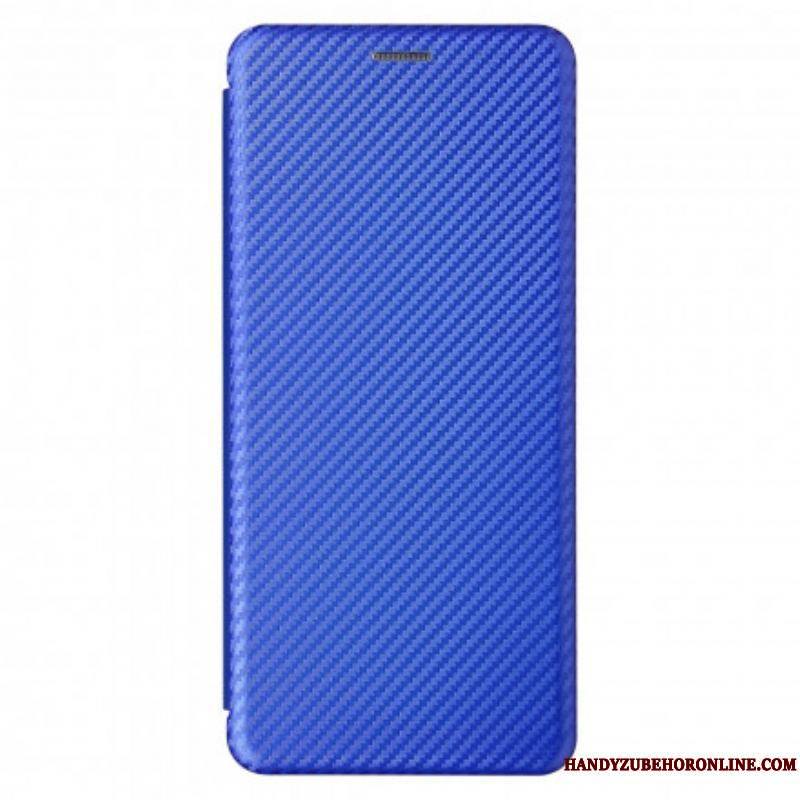 Flip Cover Moto G100 Silicone Carbone