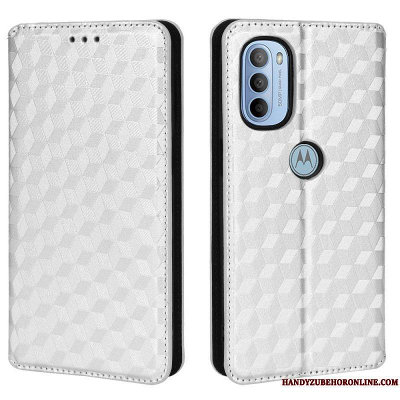 Flip Cover Moto G41 / G31 Effet Cuir Diamant