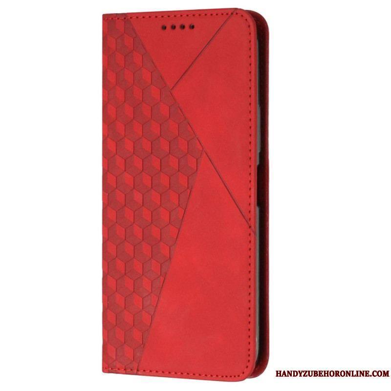 Flip Cover Moto G73 5G Style Cuir avec 3 Porte-Cartes