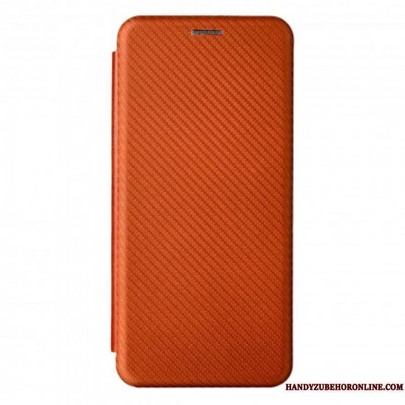 Flip Cover Motorola Edge 20 Lite Silicone Carbone Coloré