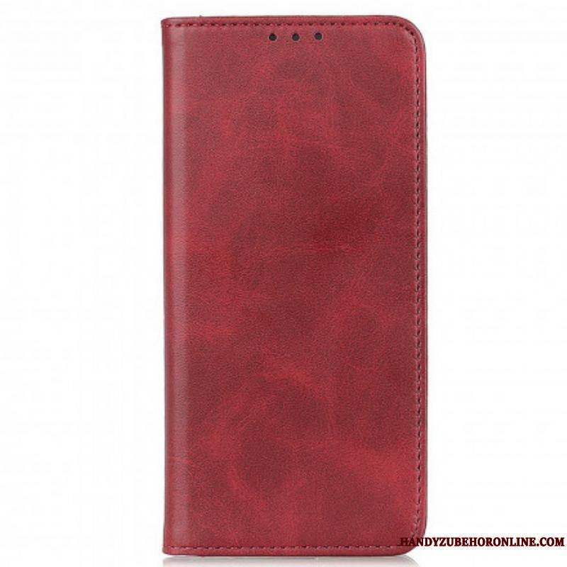 Flip Cover Motorola Edge 20 Pro Cuir Fendu Design