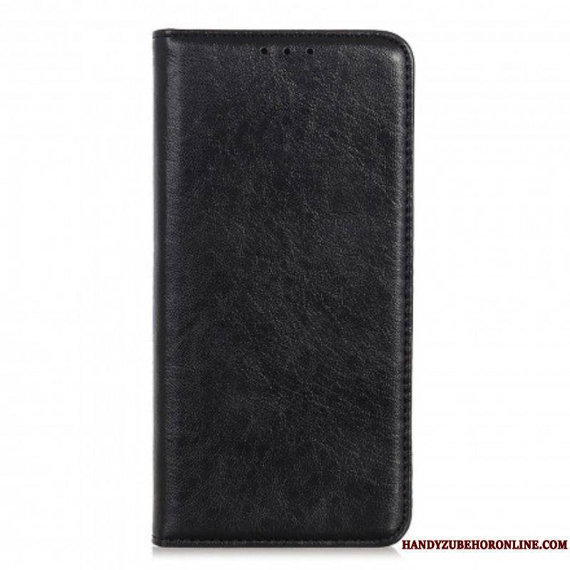 Flip Cover Motorola G60s Cuir Fendu Texturé